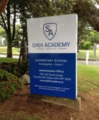 Sikh Academy Sign